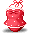 潮汐Red Retro Swimsuit