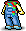 潮汐Blue Overall