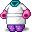 潮汐Showa Grandma Outfit