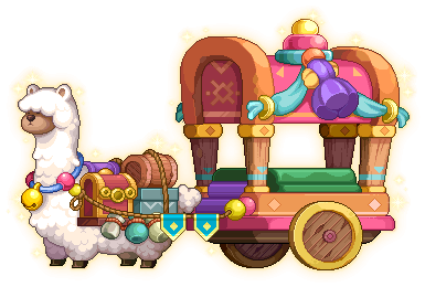 潮汐Alpaca Caravan Mount 预览