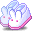 潮汐Pink Bubble Bunny Rain Shoes