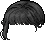 潮汐Black Elfine Ponytail Wig 预览