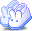 潮汐Blue Bubble Bunny Rain Shoes