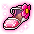 潮汐Pink Flowery Shoes