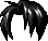黑色酷型侧分