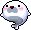 潮汐White Seal Pillow