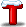 红色英文字母 T