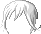 黑色蓬松乱发