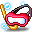 Red Swim Goggles