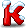红色英文字母 K