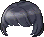 黑色全黑短发