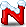 红色英文字母 N