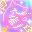 潮汐Pink Bean Neon Sign Effect Cape