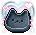 潮汐Heart Kitty Plate